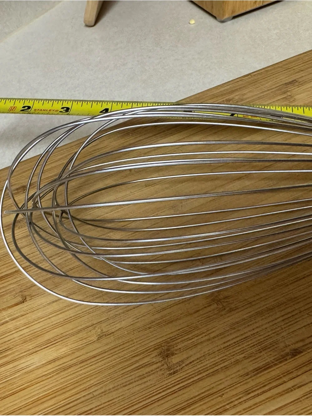 Stainless Steel Balloon Whisk - Silver 15 inch